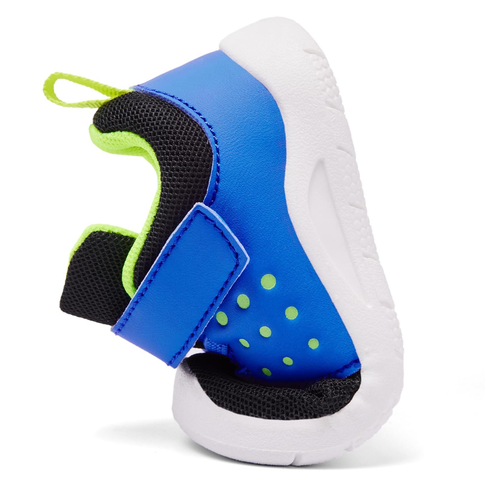 MORENDL Toddler Baby Shoes 0-4 Years Boy Girl Lightweight Breathable Non-Slip Sports Sneakers Running Walking Tennis Barefoot Shoes Black Blue 6-9Months