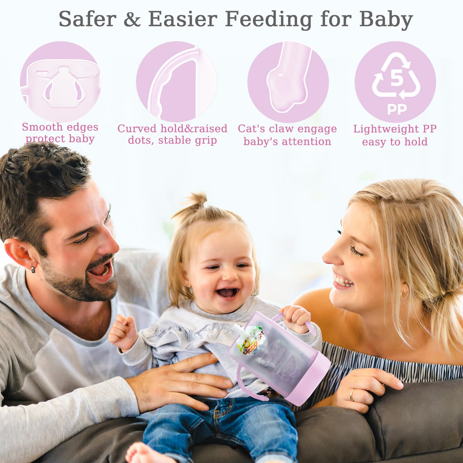 MOMUSE Dual-Lid Squeeze Pouch Holder for Food Pouches & Drink Boxes