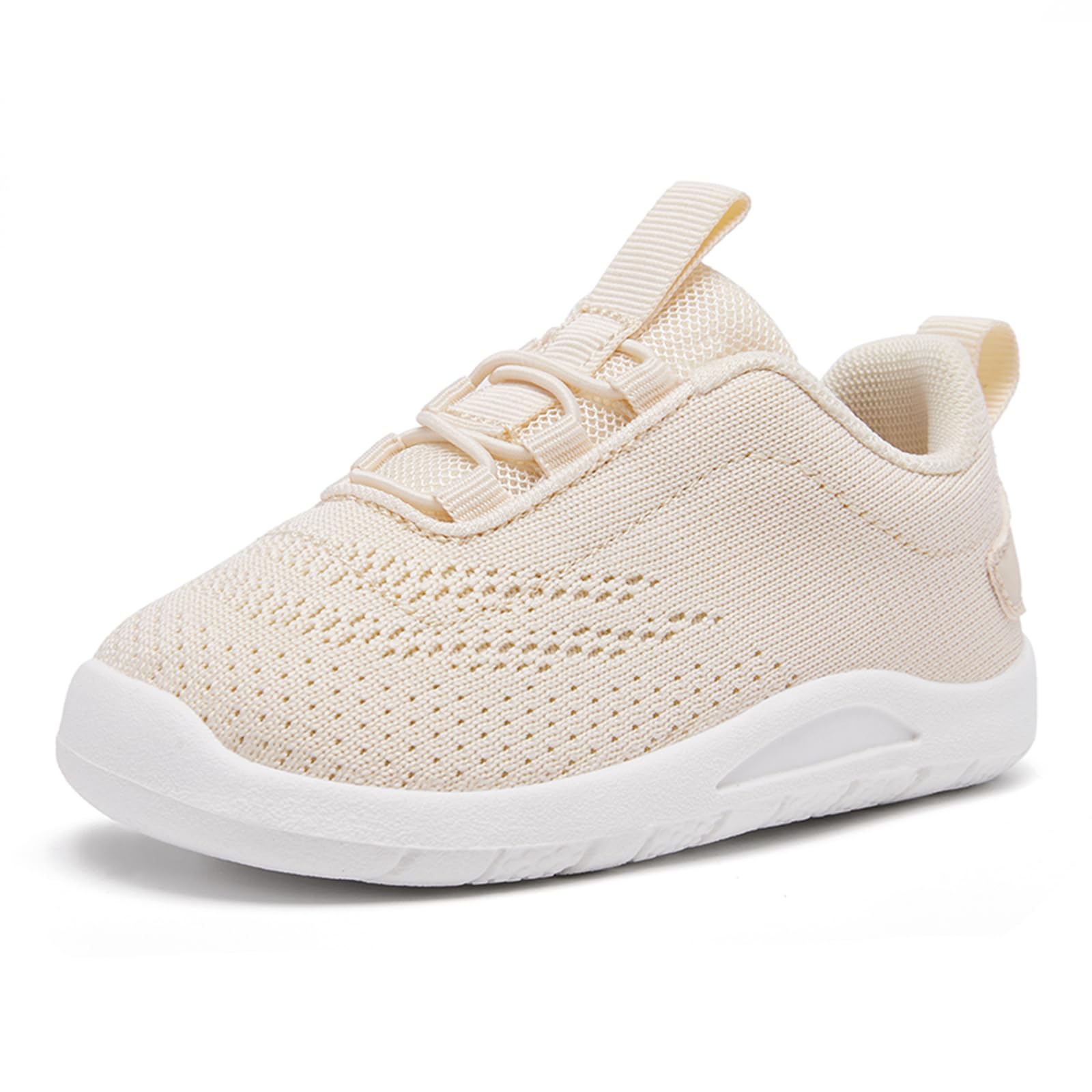 MORENDL Toddler Sneakers Baby Slip On Walking Shoes Non-Slip Breathable Boys & Girls Running Shoes Infant Tennis Shoe Khaki 9-12 Months Size 4.5