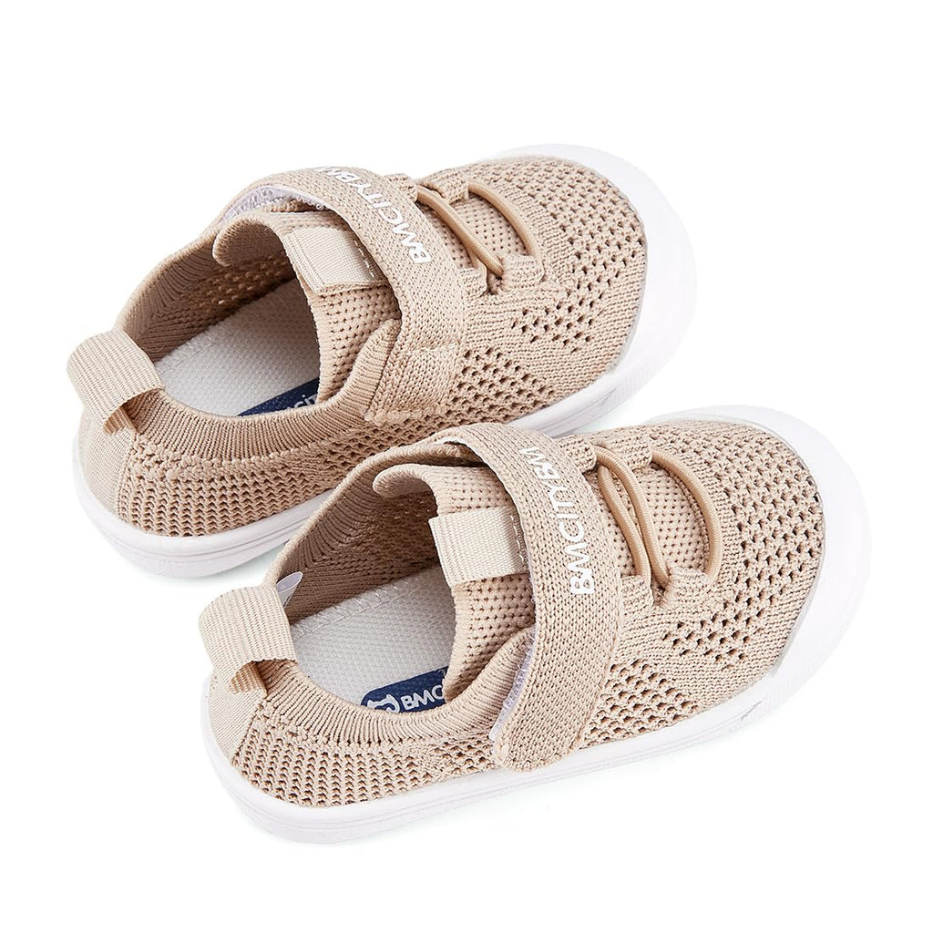 BMCiTYBM Baby Walking Shoes First Infant Sneakers Camel Size 12-18 Months
