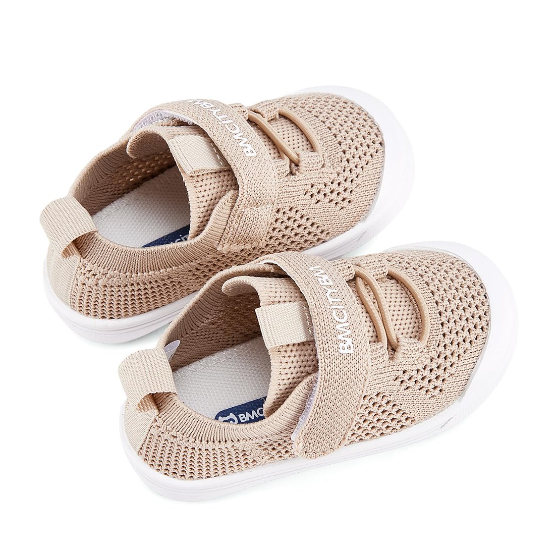 BMCiTYBM Baby Walking Shoes First Infant Sneakers Camel Size 12-18 Months