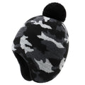 Duoyeree Kids Beanie Dinosaur Pom Pom Knit Winter Hat Fleece Lined for 1-7T