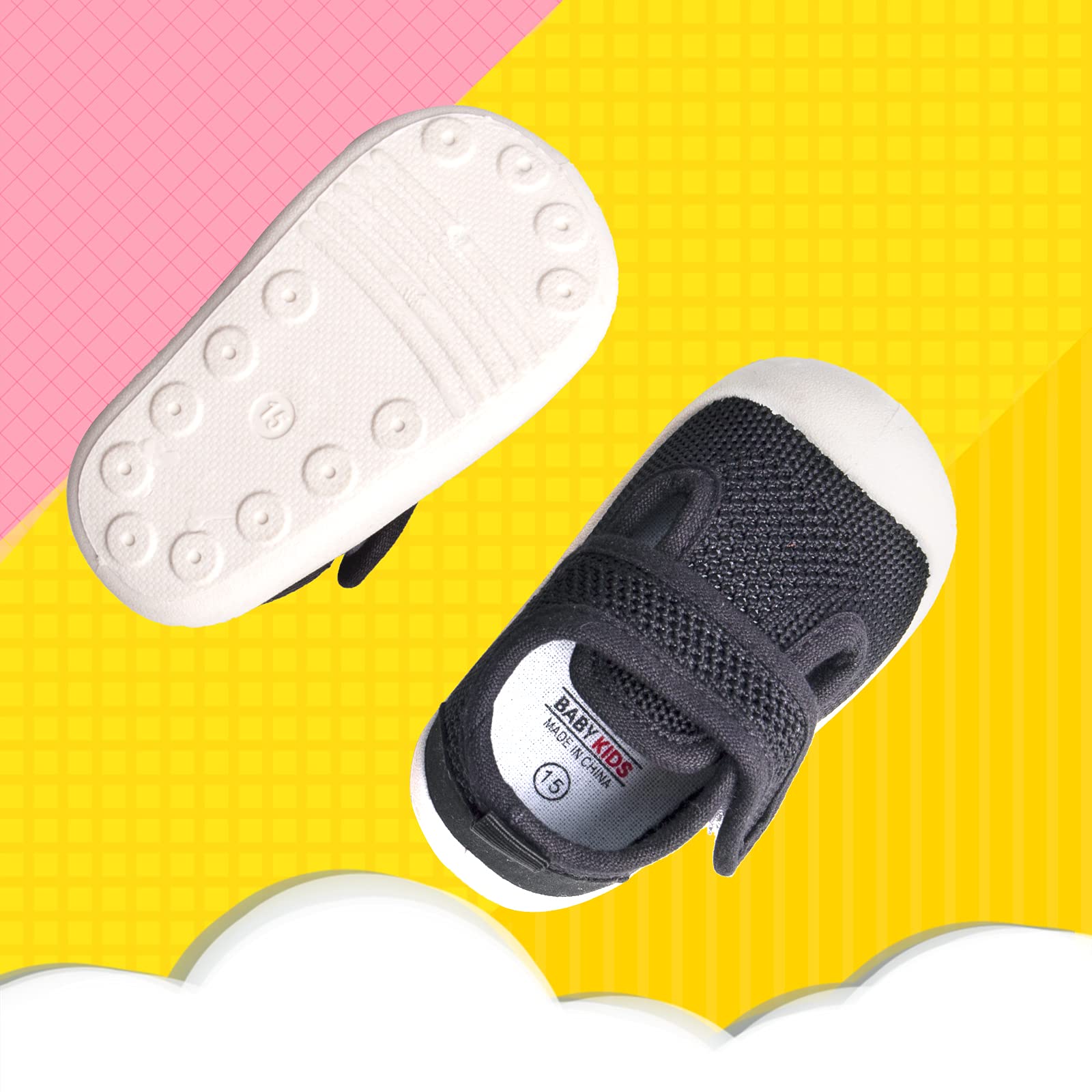 Charrost Baby Sandals Toddler Wide Toe First Walker Shoes