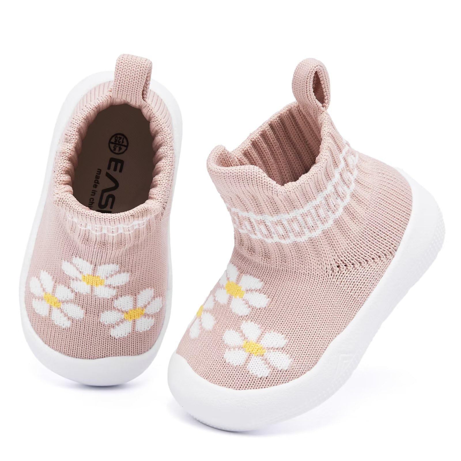 Eashi Baby Boy Girls Sock Walking Shoes Infant Non-Slip Slippers Sneakers