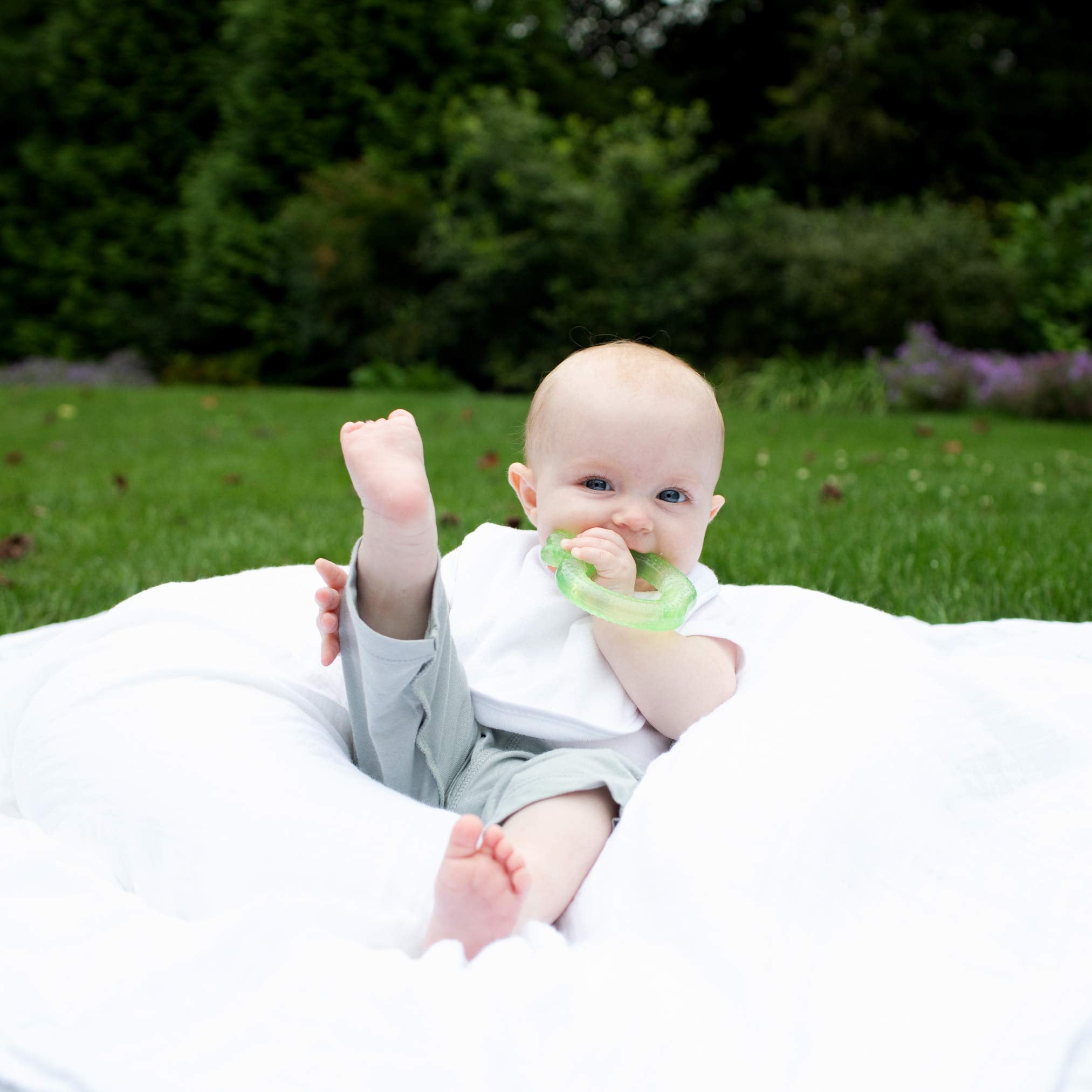 Green Sprouts Stay-Dry Waterproof Baby Bibs, 10-Pack - Rose