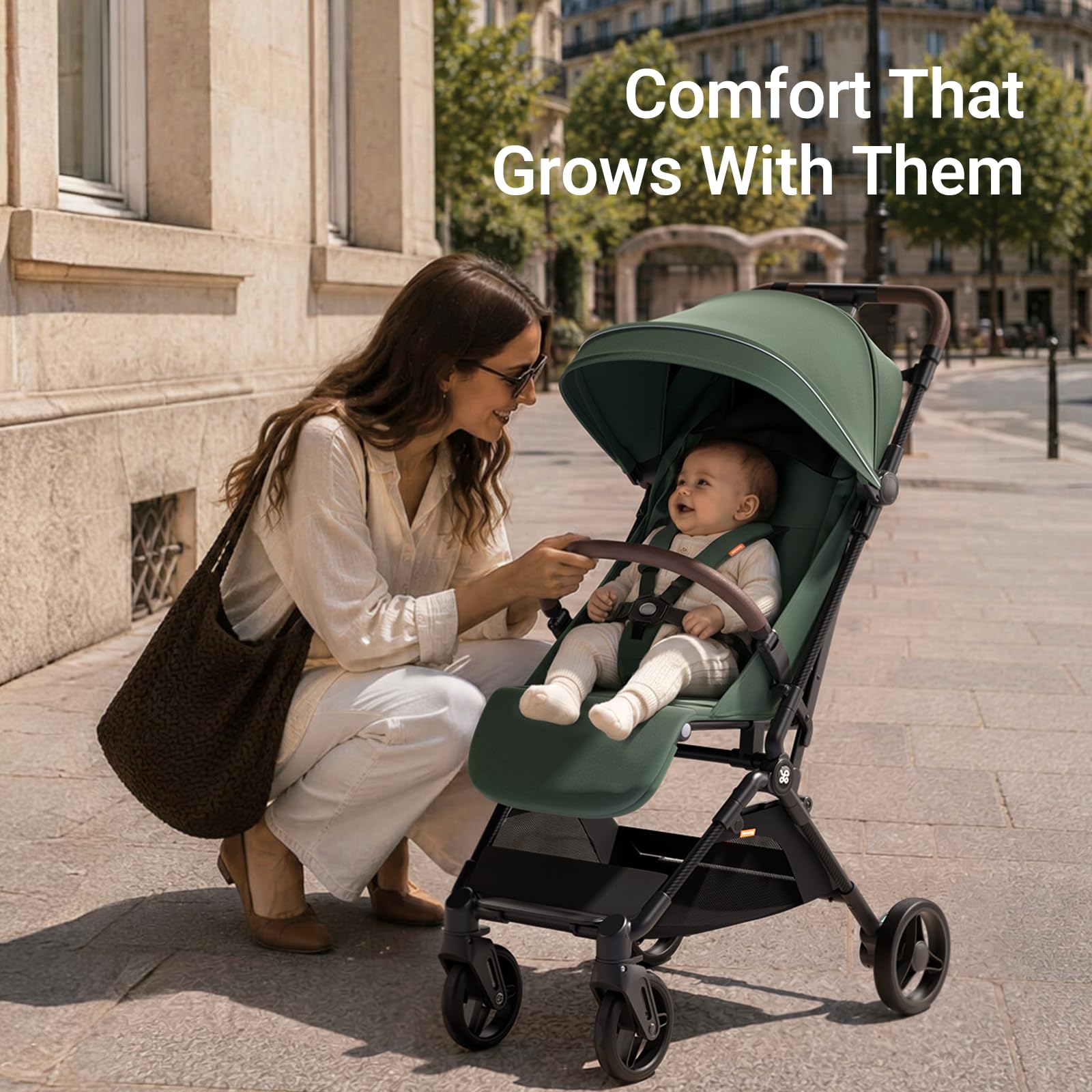 Mamazing Ultra Air Lightweight Baby Travel Stroller with Carbon Fiber Frame