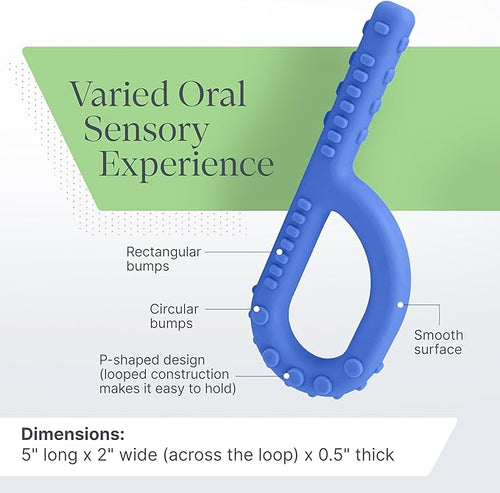 ARK Textured Grabber Sensory Chew, XXT, Very Firm, Royal Blue