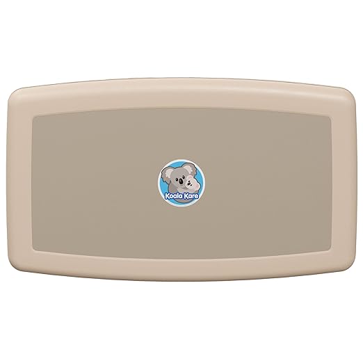 Koala Kare Surface-Mounted Horizontal Baby Changing Station, Model KB300-00 (Beige)