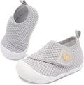 FEETCITY Baby First Walking Shoes Wide Baby Shoes Infant Sneakers Newborn Crib Shoe Barefoot Lightweight Slip On Shoe
