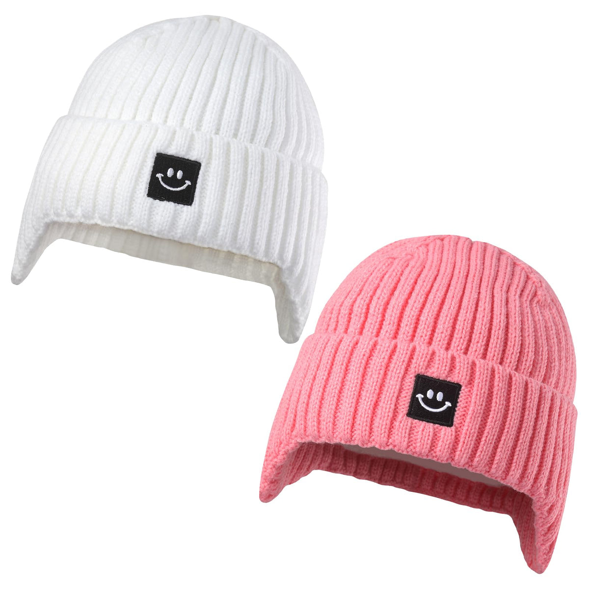 MaxNova Baby Hat 3-8T Camel/Gray Apricot 2 Pack