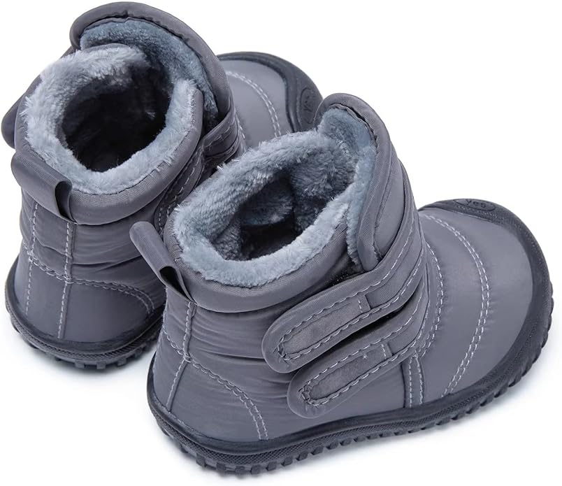 BMCiTYBM Toddler Baby Snow Boots Winter Shoes Boys Girls Cold Weather Baby Faux Fur Shoes
