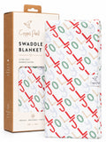 Copper Pearl Swaddle Blankets for Newborns | Soft Stretchy Receiving Blankets for Boys and Girls | Large 46 x 46 Inch Baby Blankets | Lightweight and Breathable Swaddles | Jolly