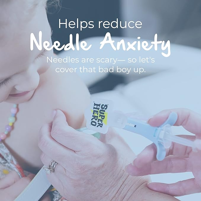 A Syringe Clip On to Disguise The Syringe and Scary Needle. Ideal for Use with Kids Who Have an Aversion to Getting Injections. Provides Relief for Childhood Injection Fear