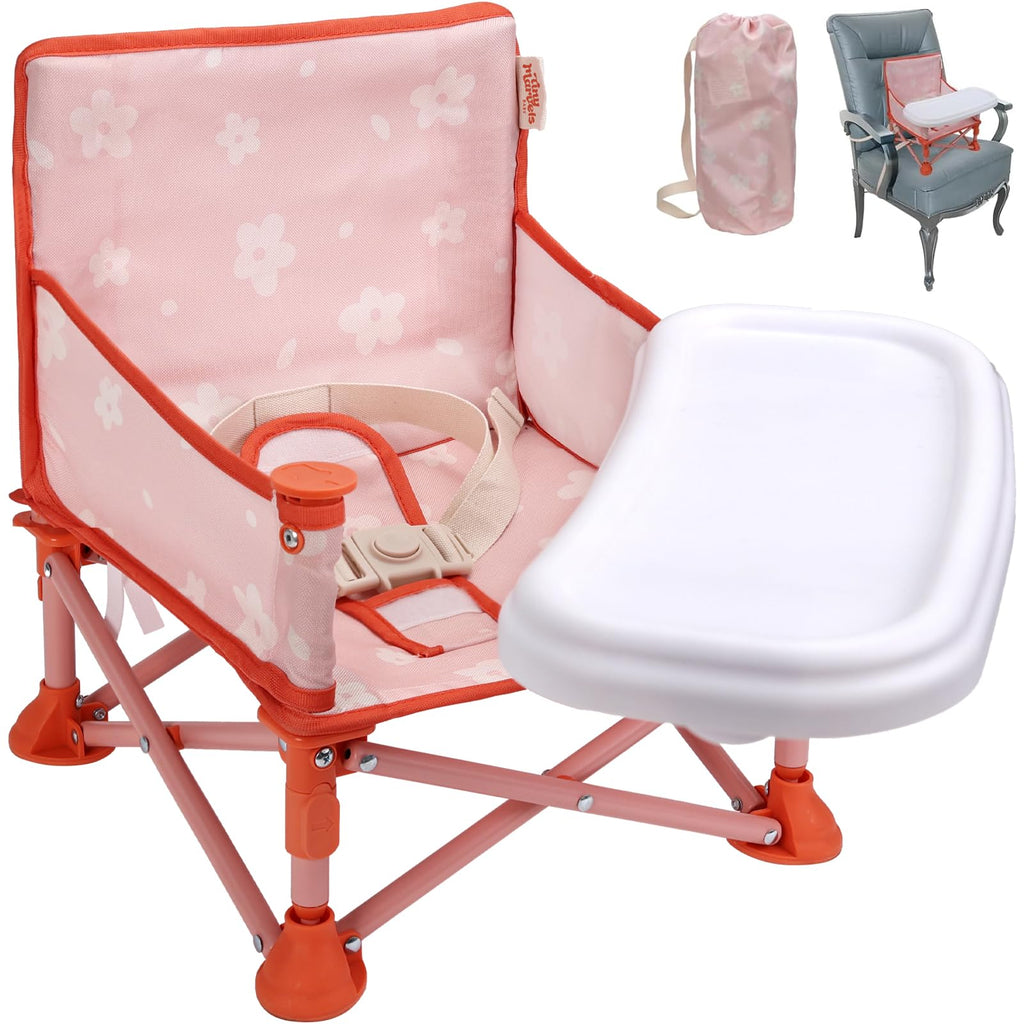 Tiny Marvels 3-in-1 Baby Chair, Portable & Foldable for Travel, Ages 6M-3Y