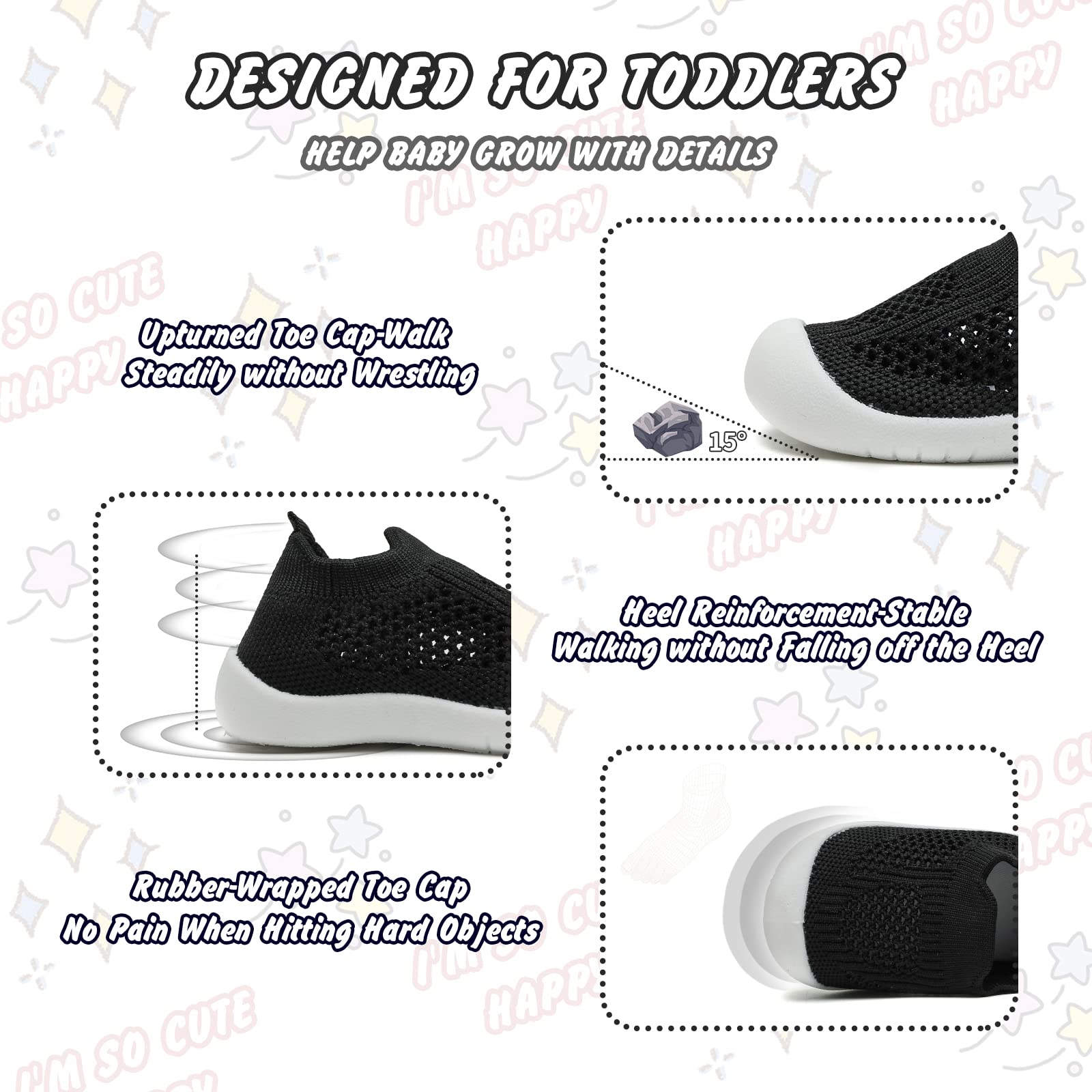 Baby Boy First Walking Shoes Girl Toddler Soft Sole Breathable
