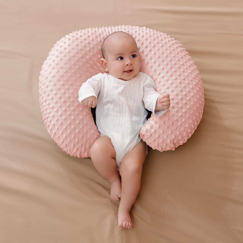 Aullar Nursing Pillow and Positioner with Cover for Breastfeeding