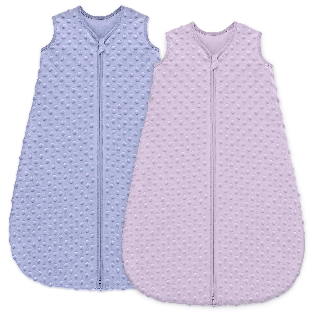 Unnivoll Baby Sleep Sack 12-18 Months 1.5 TOG Fleece with Plush Dots