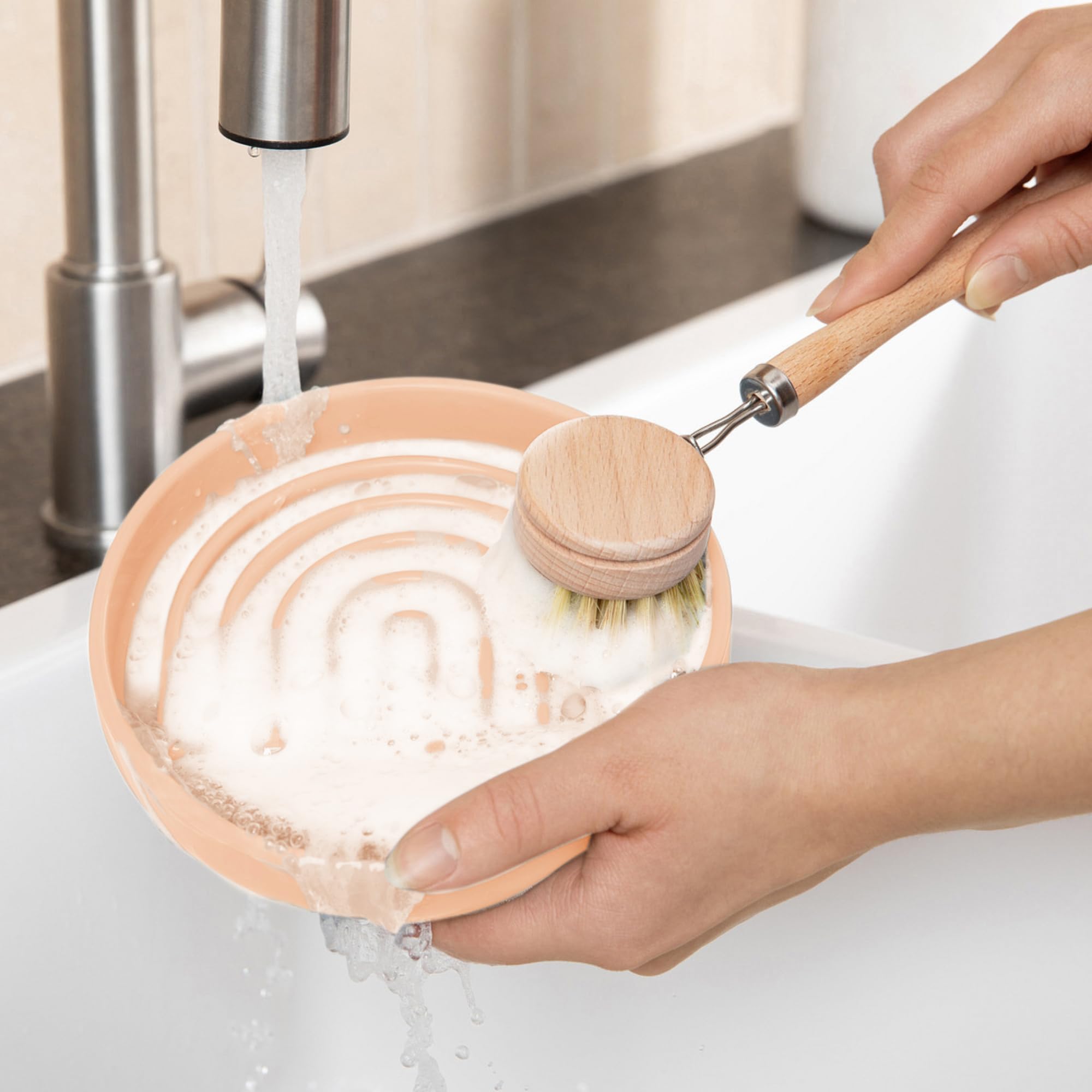 Should We Go? Slow Feeder Dog Bowls - Medium Size Silicone Slow Eating Dog Bowl for Puppies & Dogs with Suction Cup -Dishwasher-Safe, Lick Mat Design, Reduces Gulping,for All Breeds,7.5”x1.5”- Blush