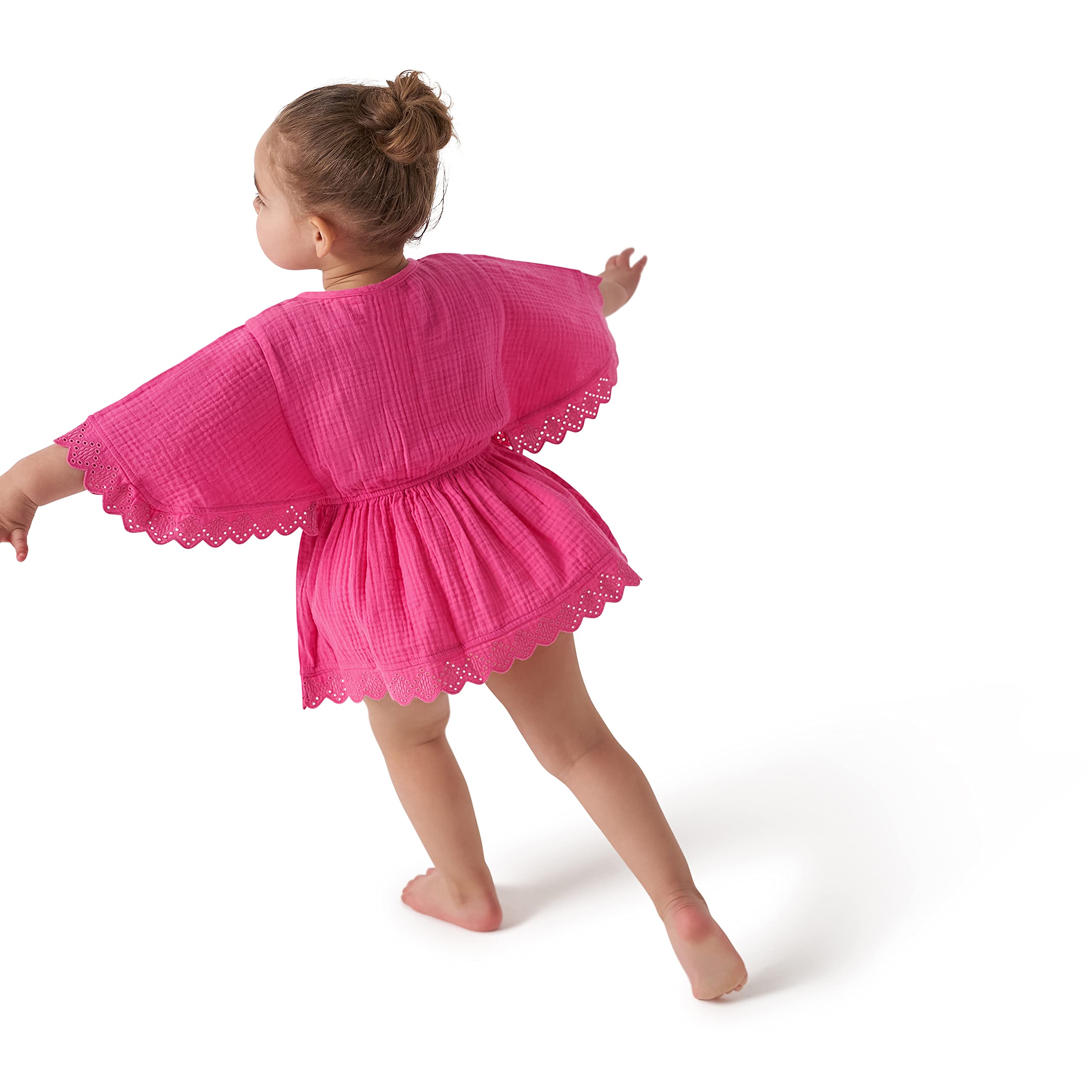 Gerber Baby Girls Toddler Kaftan Swimwear Cover Up, Pink, 2T US