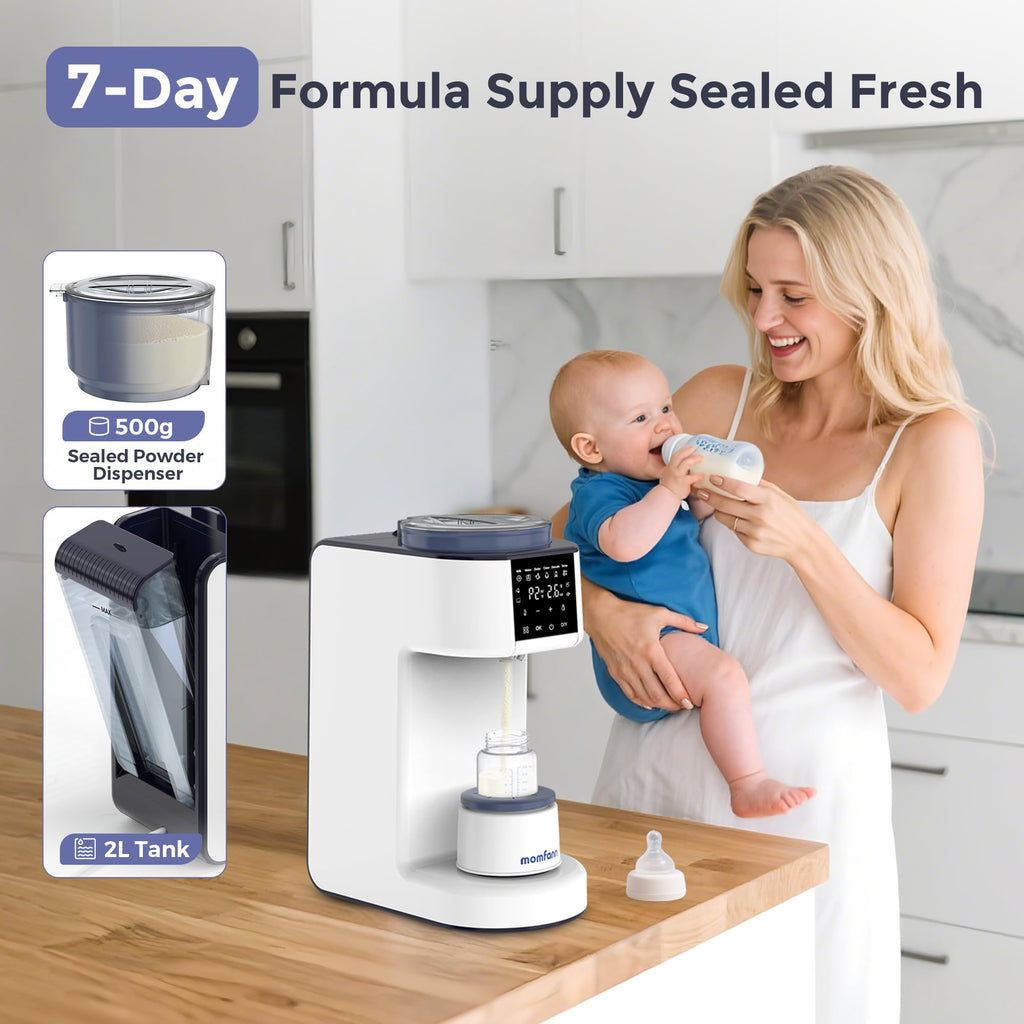 MOMFANN Formula Dispenser Machine, 2-Minute Quick Mix Baby Formula Maker