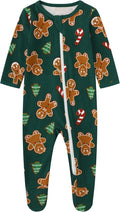 O2 BABY Baby Boys Girls Organic Cotton Zip-Front Sleeper Pajamas, Footed Sleep 'n Play