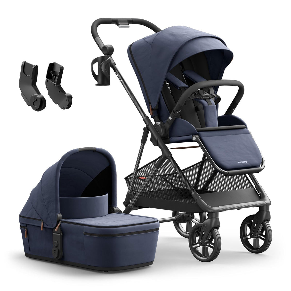 Mamazing Air Lux Baby Stroller with Carbon Fiber Frame, Only 15.8lbs