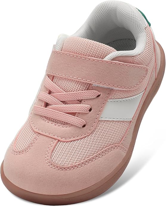 Kxsoi Baby Boy Shoes Barefoot Shoes Toddler Sneakers for Boys Girls Kids Zero Drop Minimalist Toddler Sneakers Pink Size 5