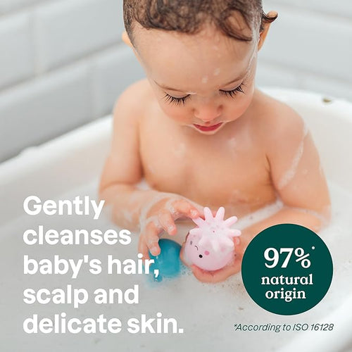 ATTITUDE Baby 2-in-1 Shampoo and Body Wash, EWG Verified, Dermatologically Tested, Vegan, Good Night, 16 Fl Oz (Pack of 3)