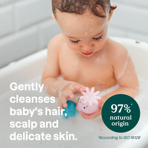 ATTITUDE Baby 2-in-1 Shampoo and Body Wash, EWG Verified, Dermatologically Tested, Vegan, Good Night, 16 Fl Oz (Pack of 3)