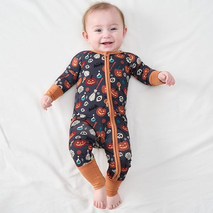 pureborn Baby Infant Boys Girls Sleeper Snug Fit Viscose from Bamboo Pajamas 0-24 Months