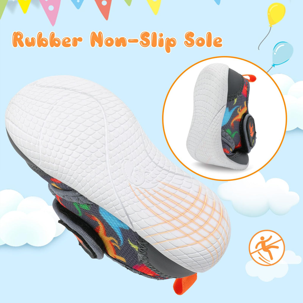 FEETCITY Baby Sock Shoes Baby Walking Shoes Infant Non-Slip Breathable Slippers with Soft Rubber Sole Baby Boys Girls Slip On Sneakers