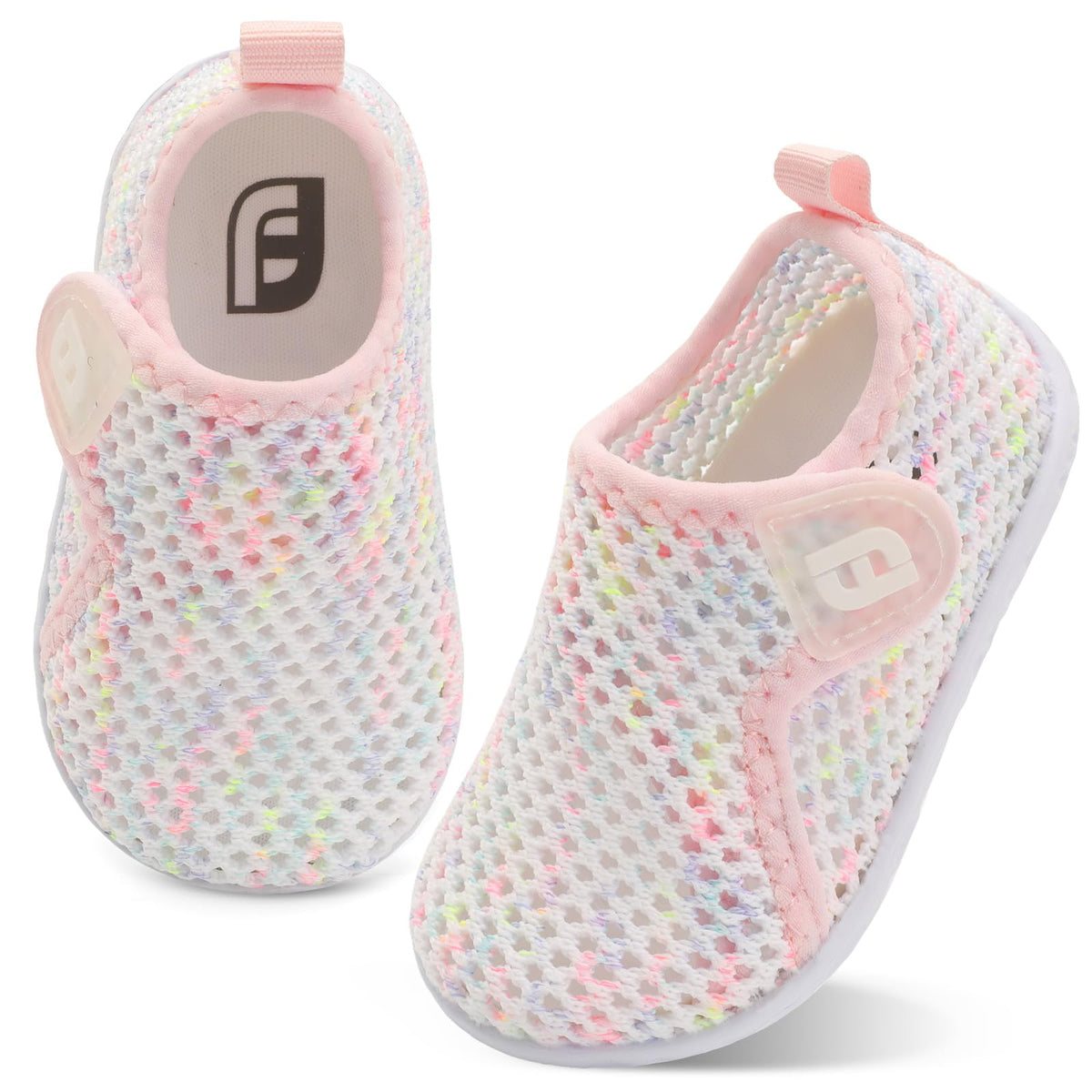 JOINFREE Water Shoes for Kids Boy Girl Water Sneakers Quick Dry Sports Aqua Athletic Sneakers Blue 6-12 Months Infant