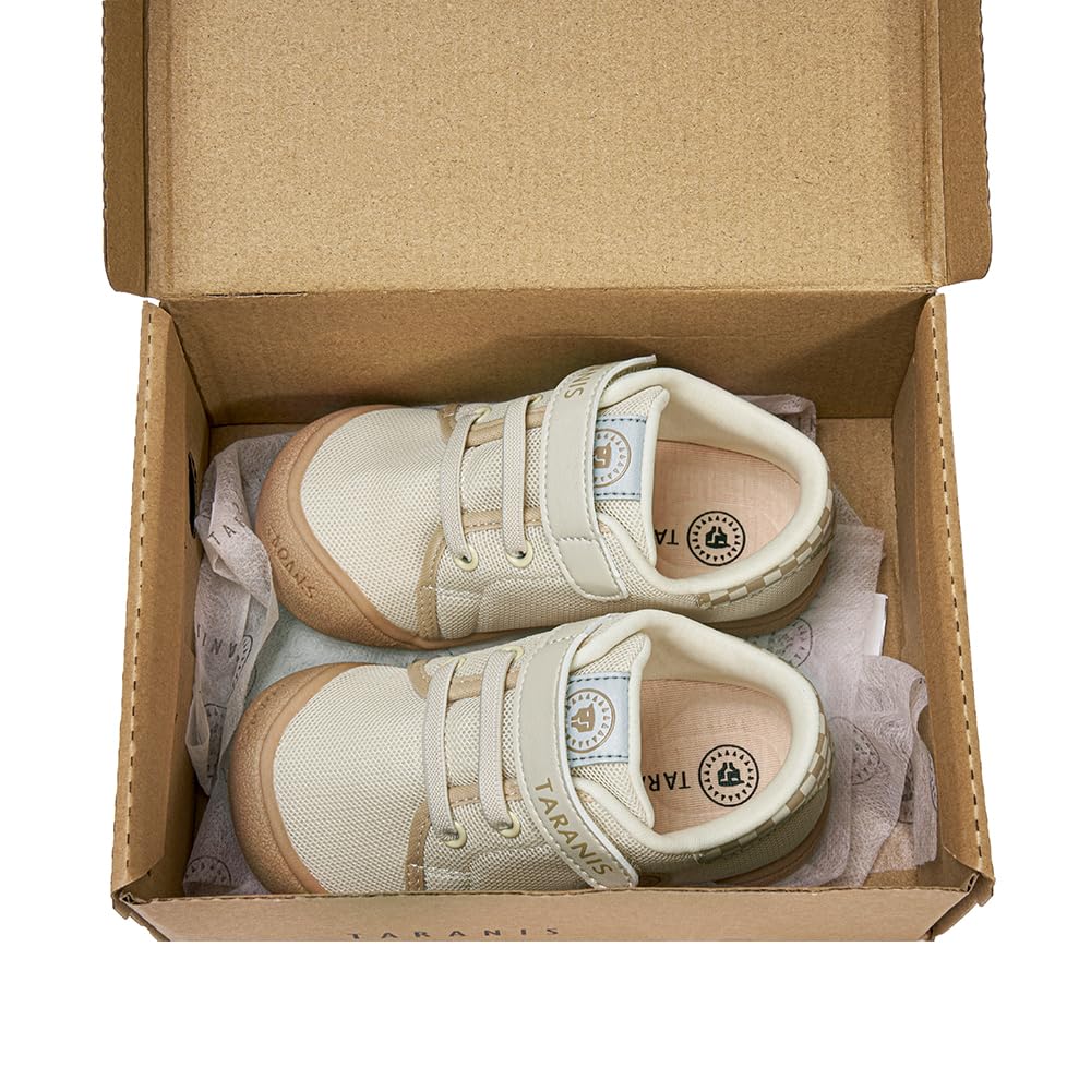 TARANIS Toddler Shoes Boys Girls Infant Sneakers Non-Slip Rubber Sole Baby Crib First Walker Shoes A Pink-White24