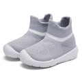 MORENDL Toddler Sock Shoes Baby Walking Shoes Infant Slippers Boys & Girls Non-Slip Sneakers Grey