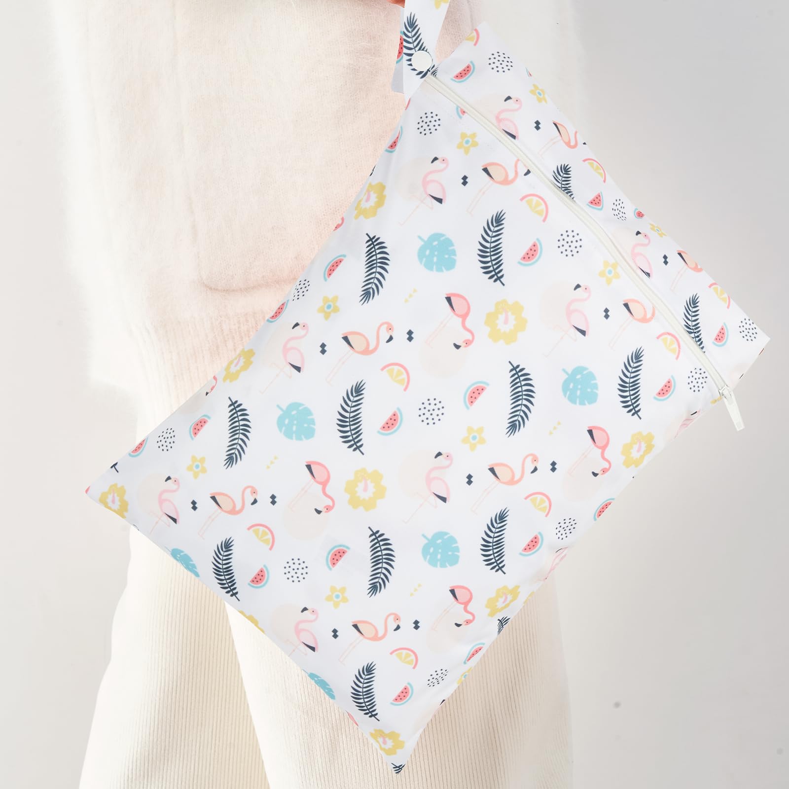 HappyFlute 9 Sets Newborn Baby Cloth Pocket Diapers Adjustable Reusable