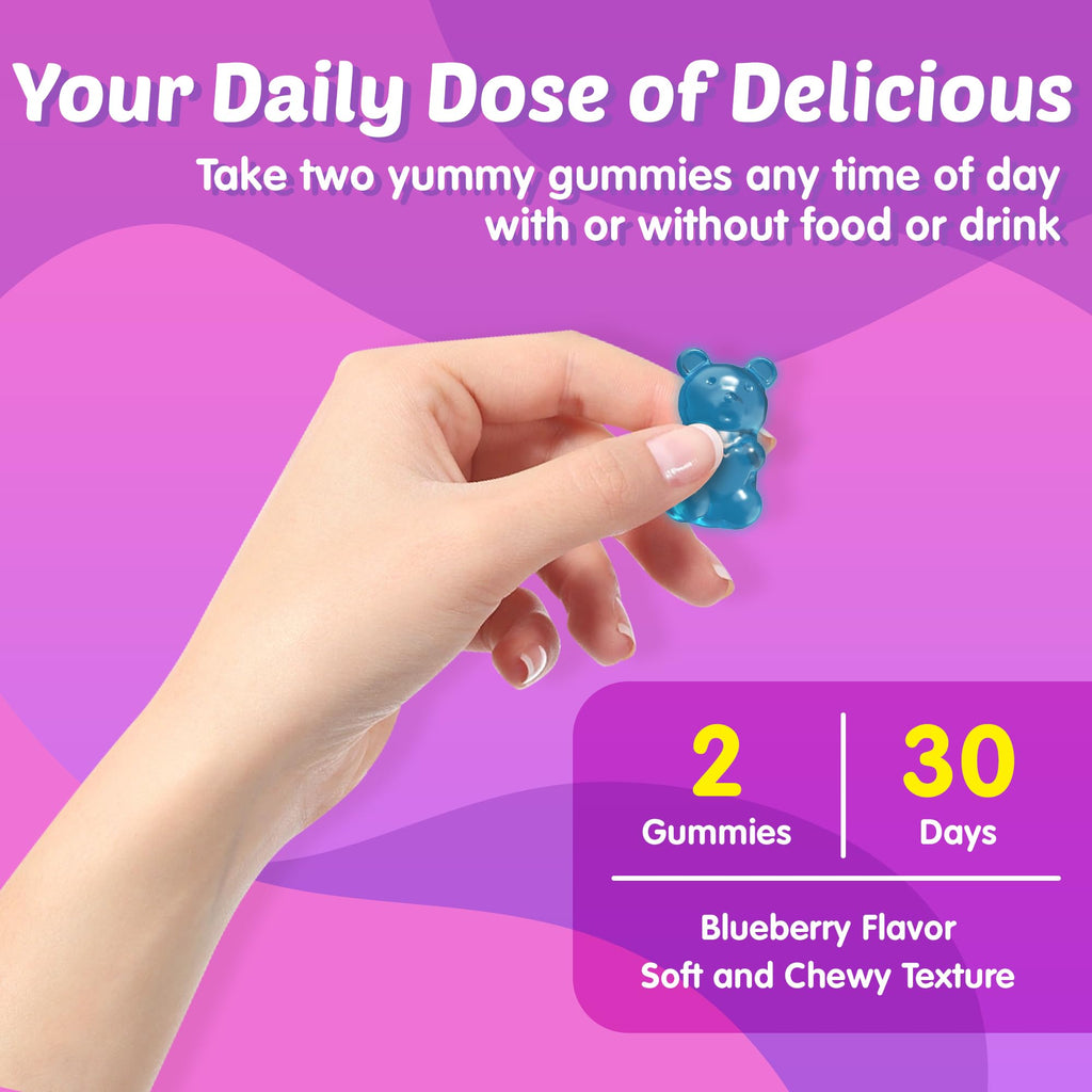 Prenatal Vitamins for Women Gummies + Methylfolate, DHA & Iron, Vegan,120Ct