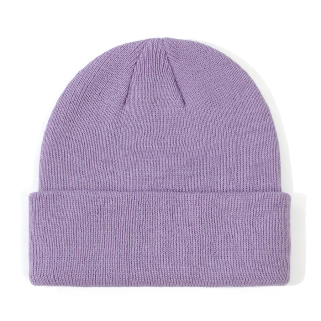 ENBAOHUI Baby Beanie Hat Newborn Winter Warm Knit Hat Kids Soft Beanie Cap Boys Girls Winter Warm Knit Hat White/Pink/Purple/Dustypink M