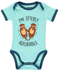 Lazy One Cute Unisex Baby Bodysuit, Cute Animal Designs, 6-18 Months, Otterly Adorable (6 Month)