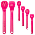 TalkTools Bumpy Spoons - Self-Feeding Oral Motor Therapy for Lip Closure & Oral Awareness, Kids, Toddlers & Adults, Sensory Feeding Aid | Magenta, 6-Pack