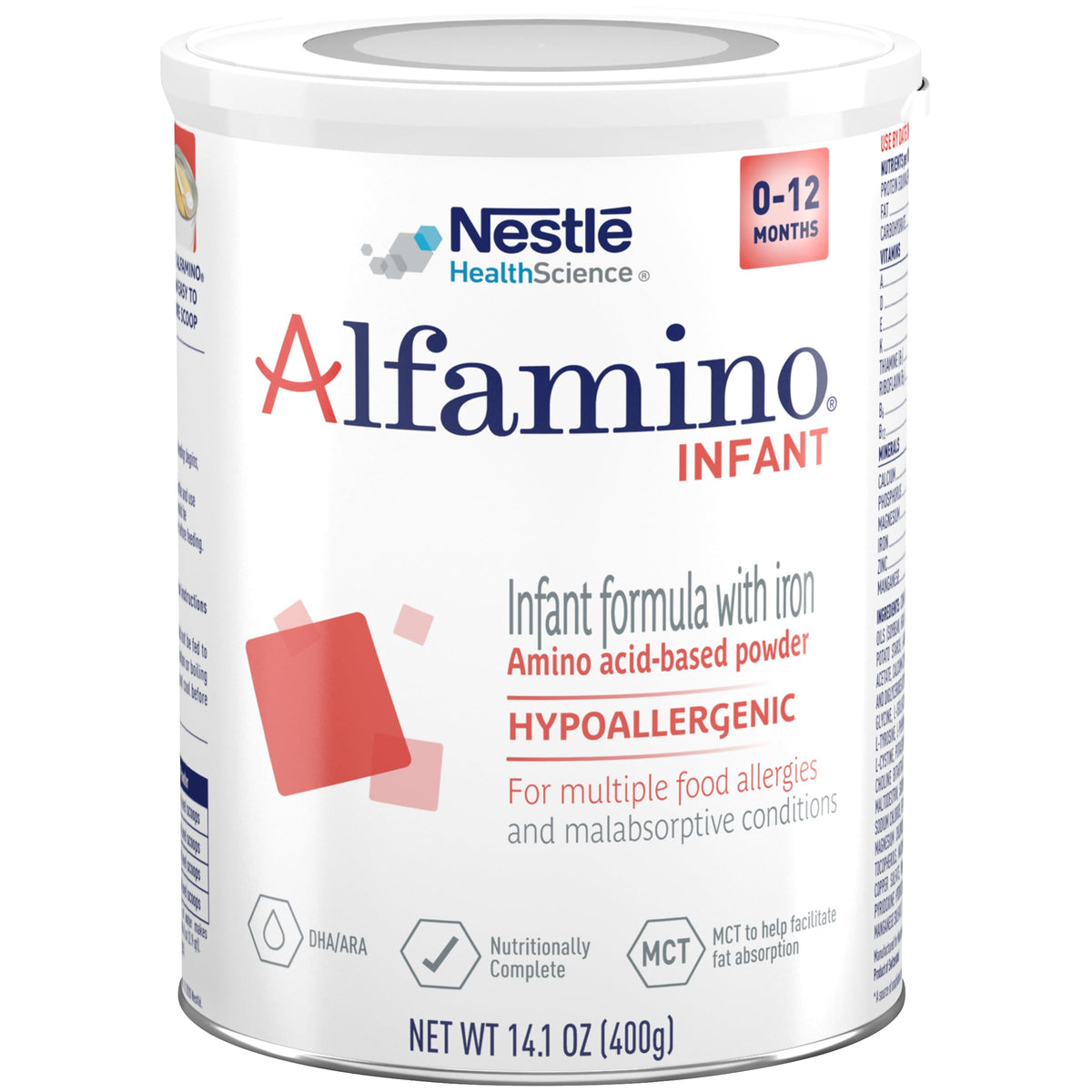 Alfamino Infant Formula, Amino Acid Based, with Iron, 14.1 oz