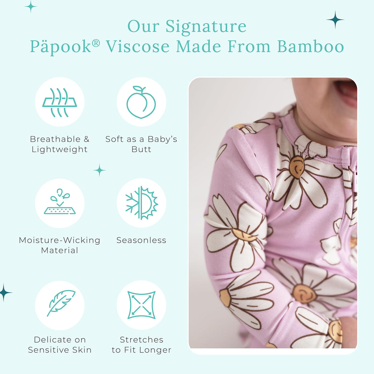 Posh Peanut Convertible Footie Pajamas for Baby and Toddler