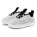MORENDL Toddler Sneakers Baby Slip On Walking Shoes Non-Slip Breathable Boys & Girls Running Shoes Infant Tennis Shoes Whtie Black 15-18 Months Size 6