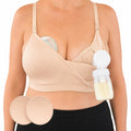 Simple Wishes Pumping Bra Hands Free, Nursing Bra for Breastfeeding