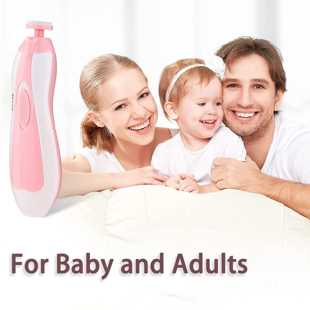 Baby Healthcare and Grooming Kit, 20 in 1 Portable Baby Safety Care Set with Hair Brush Comb Nasal Aspirator Electric Nail Trimmer Set Baby Essentials kit for Newborn Boys Girls (Pink)