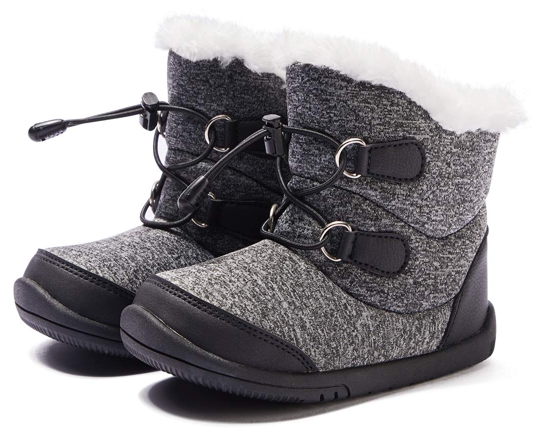 BMCiTYBM Baby Snow Boots Boys Girls Winter Infant Shoes Blue 18-24 Months
