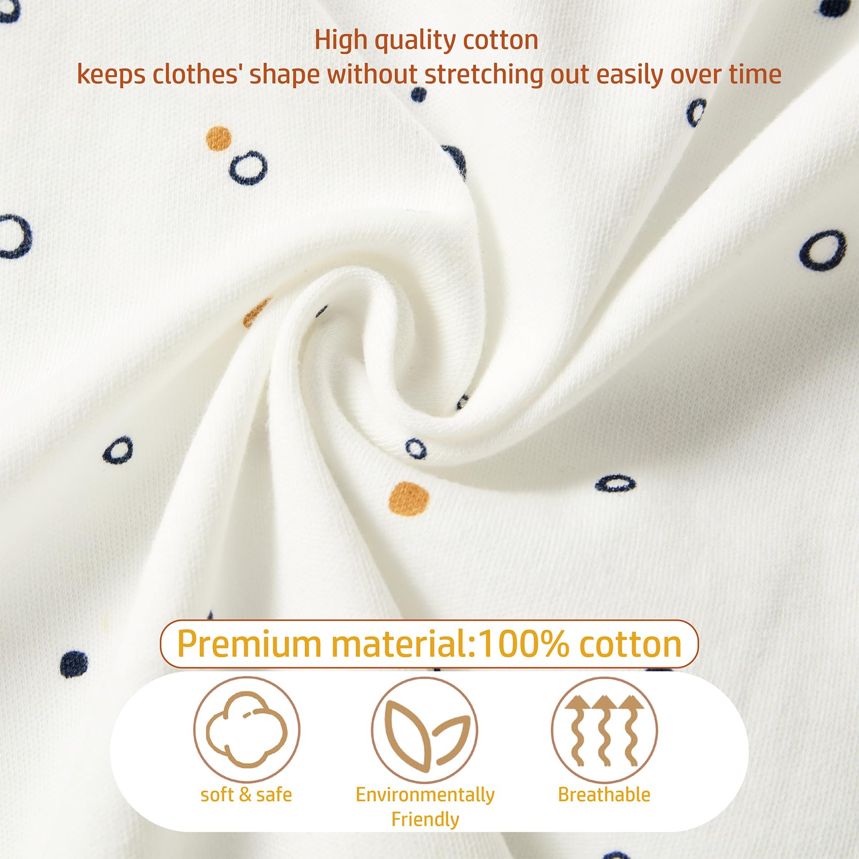 Minicoco 3-Pack 100% Cotton Baby Boy Rompers,0-24Months Short Sleeve Toddler Romper,Breathable Spring/Summer Clothes