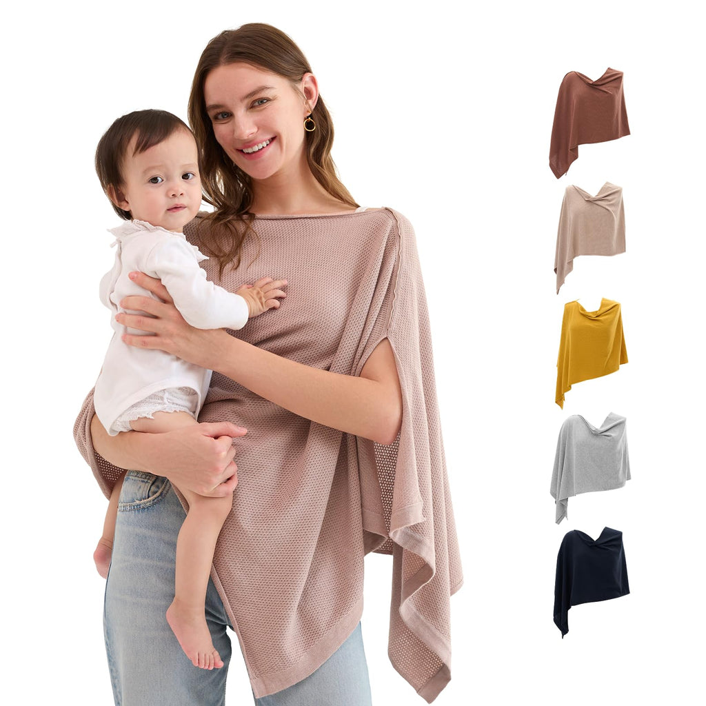 Momcozy Nursing Cover, Privacy Breastfeeding Cover with Soft Breathable
