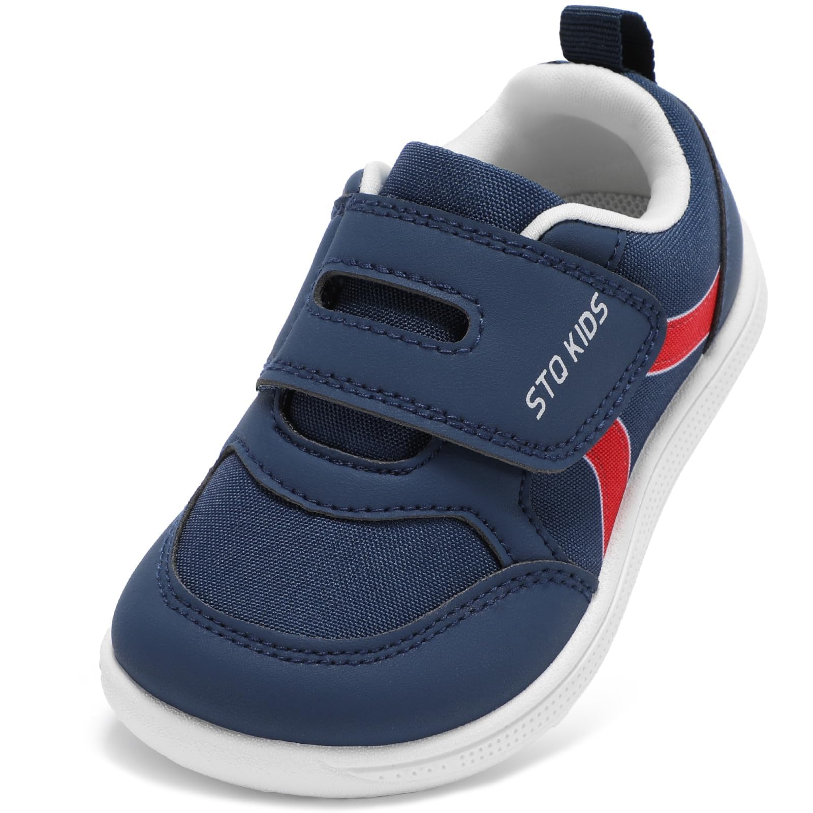 Toddler Shoes Boys Wide Toe Box Barefoot Sneakers Tennis Navy Size L11