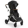 Mockingbird 3.0 Single-to-Double Convertible Stroller, Black Windowpane
