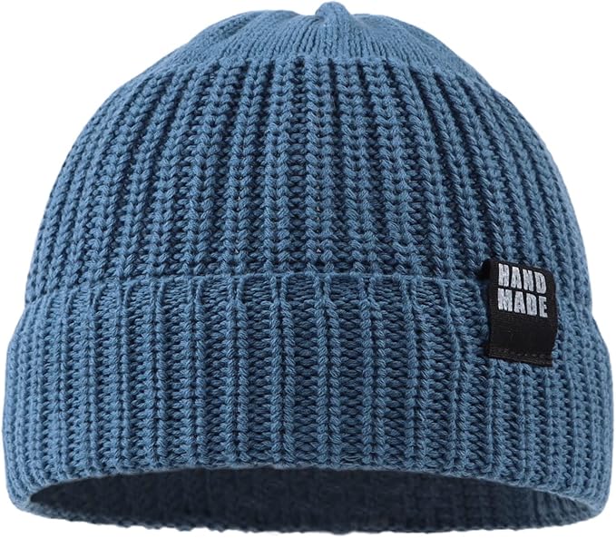 JANGANNSA Simple Knitted Baby Beanie Hip-Hop Boys Winter Hat Toddler Kids Bonnet for Girls 0-5Y